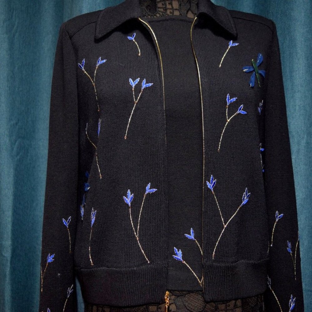 St. John Collection Twin Set / Dragonfly Jacket and Tank Top